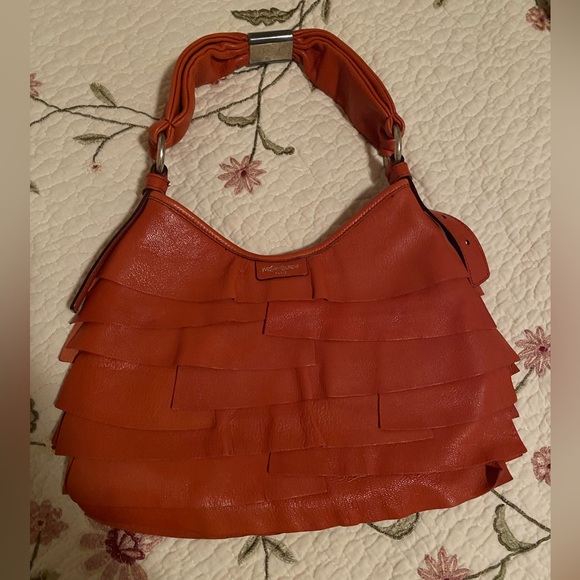 Price Firm YSL red leather St. Tropez shoulder bag 2003/2004 Tom Ford - Picture 2 of 10